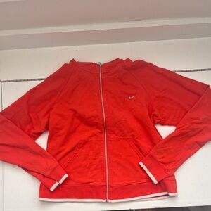 Vintage Nike zip-up hooded sweatshirt